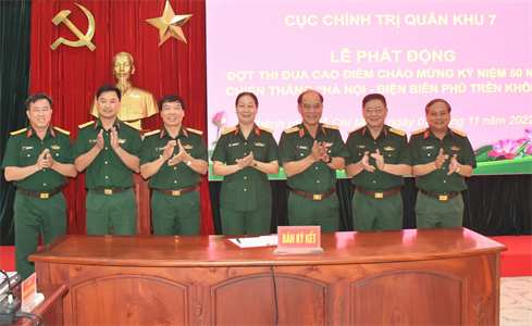 Cục Chính trị phát động đợt thi đua cao điểm “50 ngày thi đua lập công Quyết thắng”