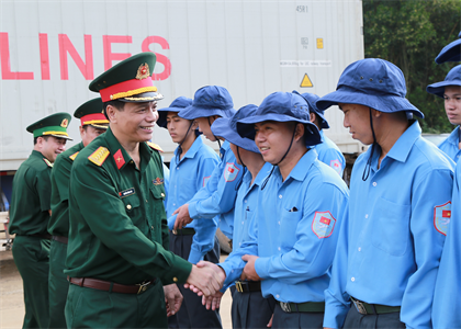 Ban Chỉ đạo 515 Quân khu 7 tiễn Đội K70 và 71 lên đường tìm kiếm hài cốt liệt sĩ