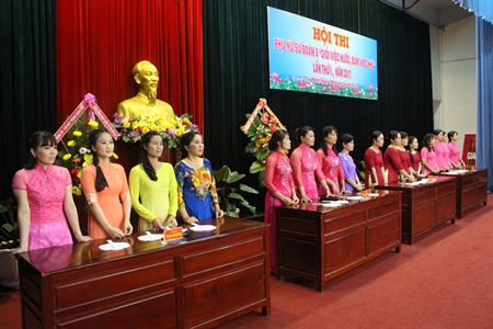 Hội thi “Phụ nữ Sư đoàn 5 - Giỏi việc nước, đảm việc nhà”