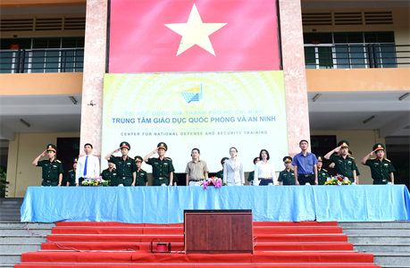 Trung tâm Giáo dục Quốc phòng và An ninh, Đại học Quốc gia TPHCM khai giảng khóa đào tạo cho gần 6.000 sinh viên