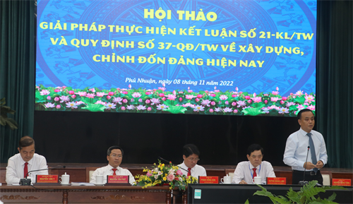 Nâng cao chất lượng, hiệu quả việc thực hiện Kết luận 21-KL/TW và Quy định số 37-QĐ/TW về xây dựng, chỉnh đốn Đảng hiện nay