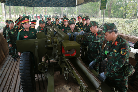 Xưởng OX1 diễn tập chuyển trạng thái sẵn sàng chiến đấu