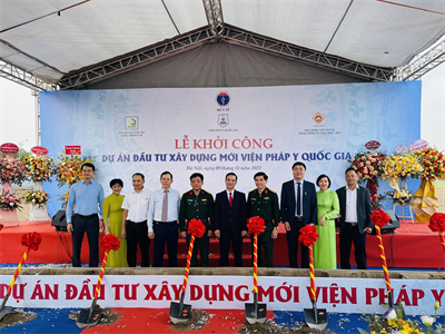 Tổng công ty Thái Sơn thi công xây dựng mới Viện Pháp y quốc gia