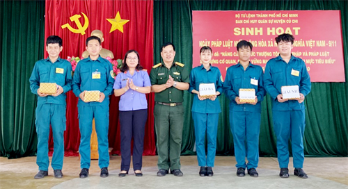 Ban Chỉ huy quân sự huyện Củ Chi tổ chức “Ngày pháp luật Việt Nam”