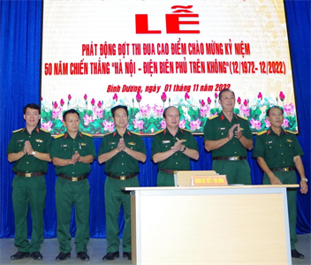 LLVT tỉnh Bình Dương sôi nổi thi đua “50 ngày thi đua lập công quyết thắng”