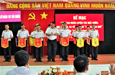 Lữ đoàn 167 Hải quân bế mạc hội thao, hội thi năm 2022