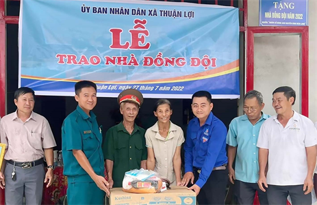 Xã Thuận Lợi quan tâm công tác đền ơn đáp nghĩa