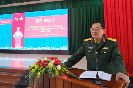 Tỉnh Lâm Đồng bế mạc lớp bồi dưỡng kiến thức quốc phòng an ninh đối tượng 3