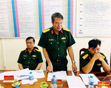 Đảng ủy Quân sự quận Bình Thạnh tổ chức hội nghị phiên cuối năm 2022