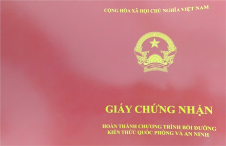 Cấp lại chứng chỉ do nhà trường Quân đội cấp