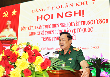 Đảng ủy Quân khu 7 tổng kết 10 năm thực hiện Nghị quyết Trung ương 8 khóa XI