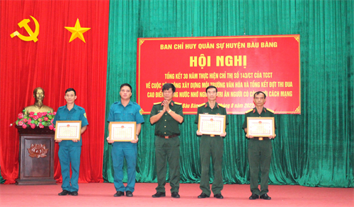 LLVT huyện Bàu Bàng, tỉnh Bình Dương: Thực hiện tốt nhiệm vụ quân sự - quốc phòng