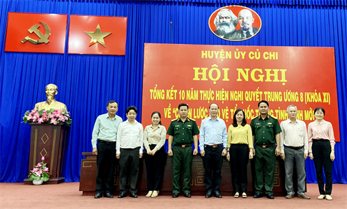 Huyện Củ Chi tổng kết 10 năm thực hiện Nghị quyết Trung ương 8 khóa XI