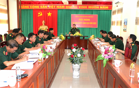 Hội nghị Đảng ủy Trường bắn Quốc gia Khu vực 3 ra nghị quyết lãnh đạo  năm 2023