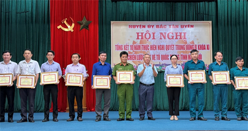 Huyện Bắc Tân Uyên, tỉnh Bình Dương tổng kết thực hiện Nghị quyết Trung ương 8 khóa XI