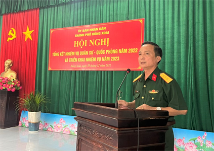 Thành phố Đồng Xoài hoàn thành tốt công tác quân sự, quốc phòng năm 2022