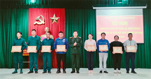 Huyện Lạc Dương, tỉnh Lâm Đồng tổng kết công tác quân sự, quốc phòng địa phương năm 2022
