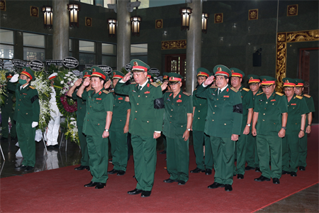 Đoàn Đảng ủy – Bộ Tư lệnh Quân khu 7 viếng Thượng tướng Nguyễn Thành Cung