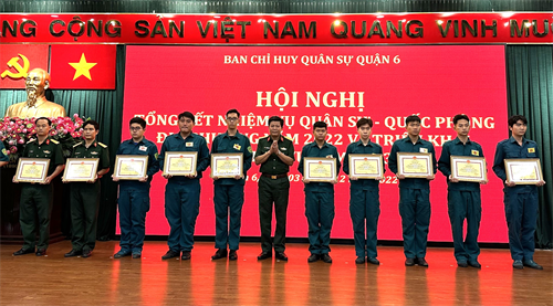 Ban CHQS Quận 6 tổng kết công tác quân sự, quốc phòng địa phương