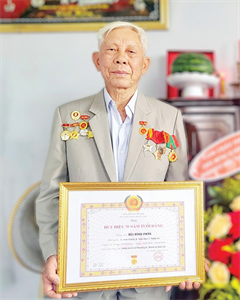 Cựu chiến binh Bùi Đình Phàn tuổi cao gương sáng