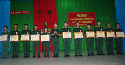 Lữ đoàn 26 hoàn thành tốt nhiệm vụ năm 2022