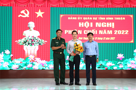 Đảng ủy Quân sự tỉnh Bình Thuận hội nghị phiên cuối năm 2022