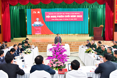 Đảng ủy Quân sự tỉnh Lâm Đồng ra nghị quyết lãnh đạo thực hiện nhiệm vụ năm 2023