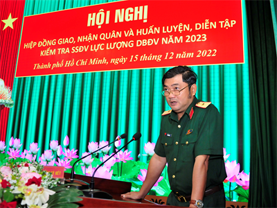 Bộ Tư lệnh TPHCM hiệp đồng giao, nhận quân và huấn luyện, diễn tập