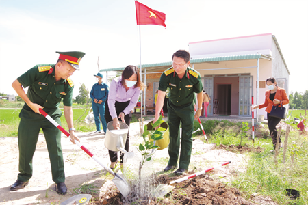 Hiệu quả xây dựng Ðiểm dân cư liền kề chốt dân quân biên giới tỉnh Long An