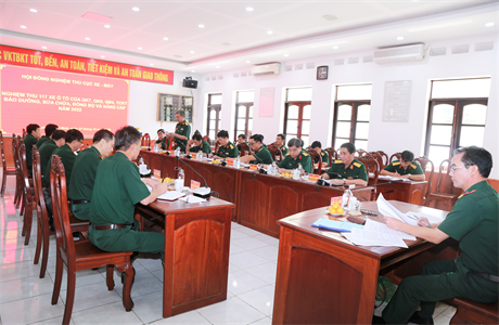 Hội đồng nghiệm thu Cục Xe-Máy nghiệm thu 117 xe ô tô bảo dưỡng, sửa chữa
