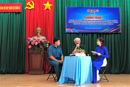 LLVT Quận 8 tổ chức chương trình giao lưu với nhân chứng lịch sử