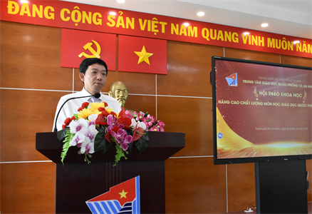 Hội thảo nâng cao chất lượng giáo dục quốc phòng và an ninh