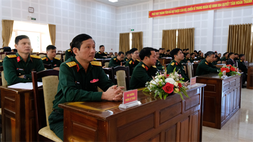 Bộ CHQS tỉnh Lâm Đồng bồi dưỡng kiến thức về dân tộc thiểu số