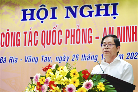Tỉnh Bà Rịa - Vũng Tàu giao ban công tác quốc phòng - an ninh năm 2022