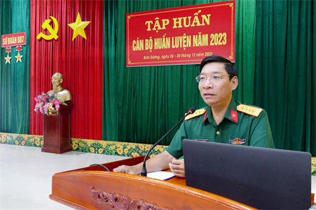 Sư đoàn 7, Quân đoàn 4 tập huấn cán bộ huấn luyện năm 2023