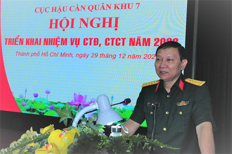 Cục Hậu cần Quân khu triển khai nhiệm vụ CTĐ, CTCT năm 2023