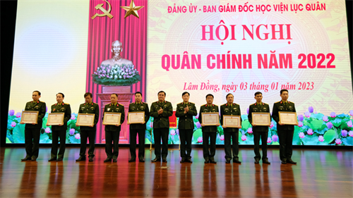 Học viện Lục quân hội nghị Quân chính năm 2022