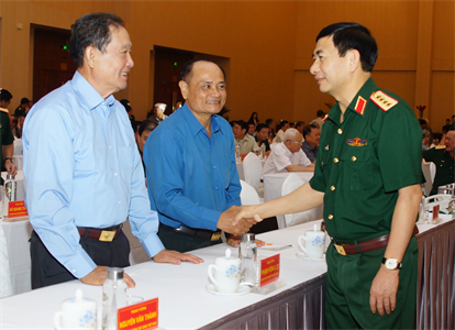 Quân ủy Trung ương - Bộ Quốc phòng gặp mặt đại biểu cán bộ cao cấp Quân đội nghỉ hưu, nghỉ công tác khu vực phía Nam