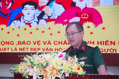 Đảng ủy Quân sự tỉnh Bình Thuận học tập, quán triệt Nghị quyết Trung ương 6 khóa XIII