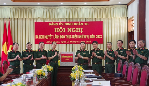 Binh đoàn 16 ra nghị quyết lãnh đạo nhiệm vụ năm 2023