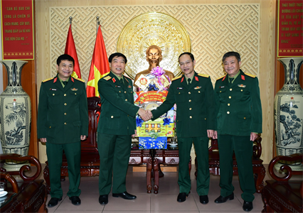 Bộ Tư lệnh Quân khu 7 thăm, chúc Tết các đơn vị, cơ quan báo chí tại Thủ đô Hà Nội