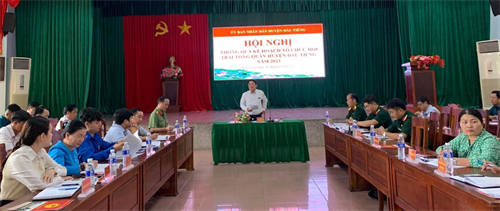 Huyện Dầu Tiếng, tỉnh Bình Dương thông qua kế hoạch Hội trại tòng quân năm 2023