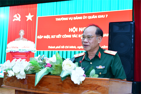 Thường vụ Đảng ủy Quân khu sơ kết công tác Biệt phái sĩ quan năm 2022