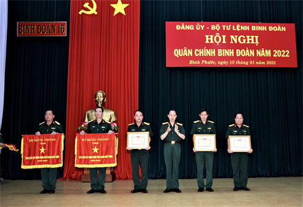 Binh đoàn 16 hội nghị quân chính năm 2022