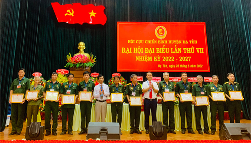 Cựu chiến binh huyện Đạ Tẻh, tỉnh Lâm Đồng tiên phong, gương mẫu trong các hoạt động