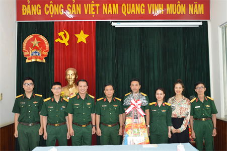 Viện kiểm sát Quân sự Quân khu 7 chúc tết các Viện kiểm sát Quân sự khu vực