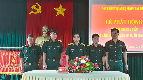 Huyện Cát Tiên, tỉnh Lâm Đồng phát động thi đua cao điểm “Mừng Đảng, mừng xuân ra quân quyết thắng”