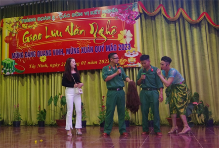 Giao lưu văn nghệ mừng Đảng, mừng xuân Quý Mão 2023