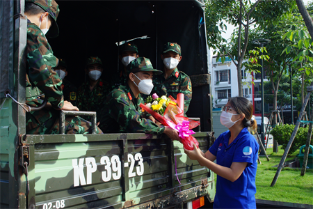 Xứng đáng là bộ đội của dân, vì dân