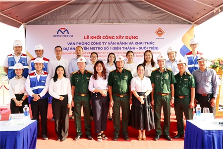 Khởi công xây dựng tòa nhà văn phòng Công ty O&M tuyến Metro số 1